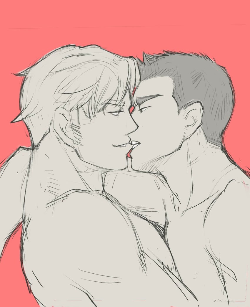 ao isami and lewis smith (yuuki bakuhatsu bang bravern) drawn by ppphaia666