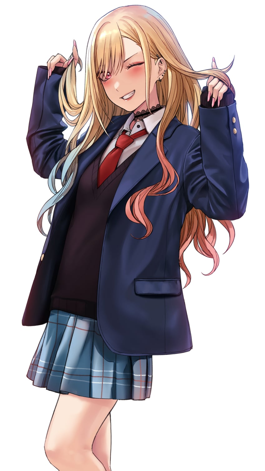 kitagawa marin (sono bisque doll wa koi wo suru) drawn by applekun