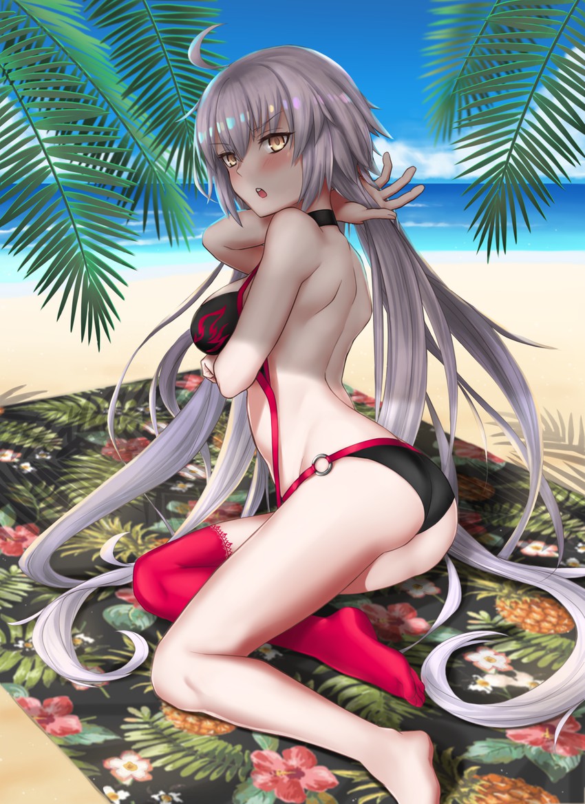 jeanne d'arc alter (fate and 1 more) drawn by zilaishui