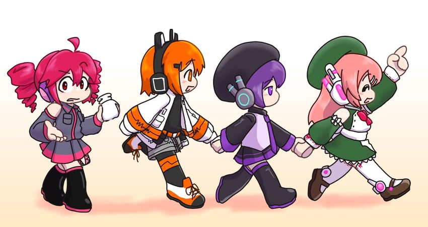 kasane teto, adachi rei, utane uta, and momone momo (utau and 1 more) drawn by saruyama_ushirou