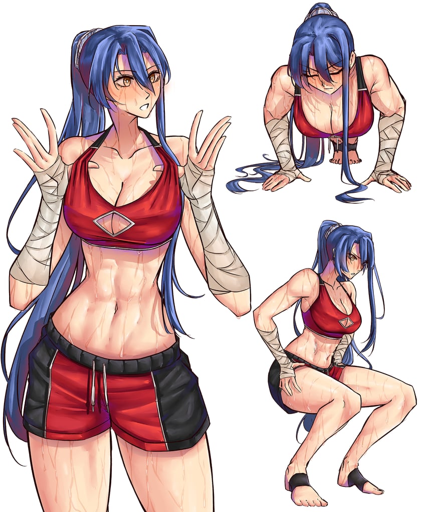 laura s. arseid (eiyuu densetsu and 2 more) drawn by moren_eh