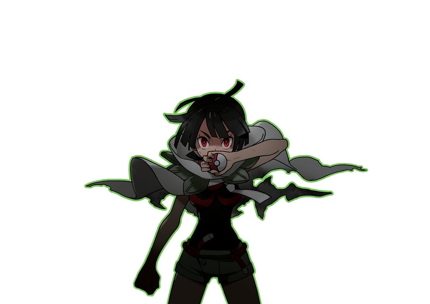 zinnia (pokemon and 1 more) drawn by oomura_yuusuke