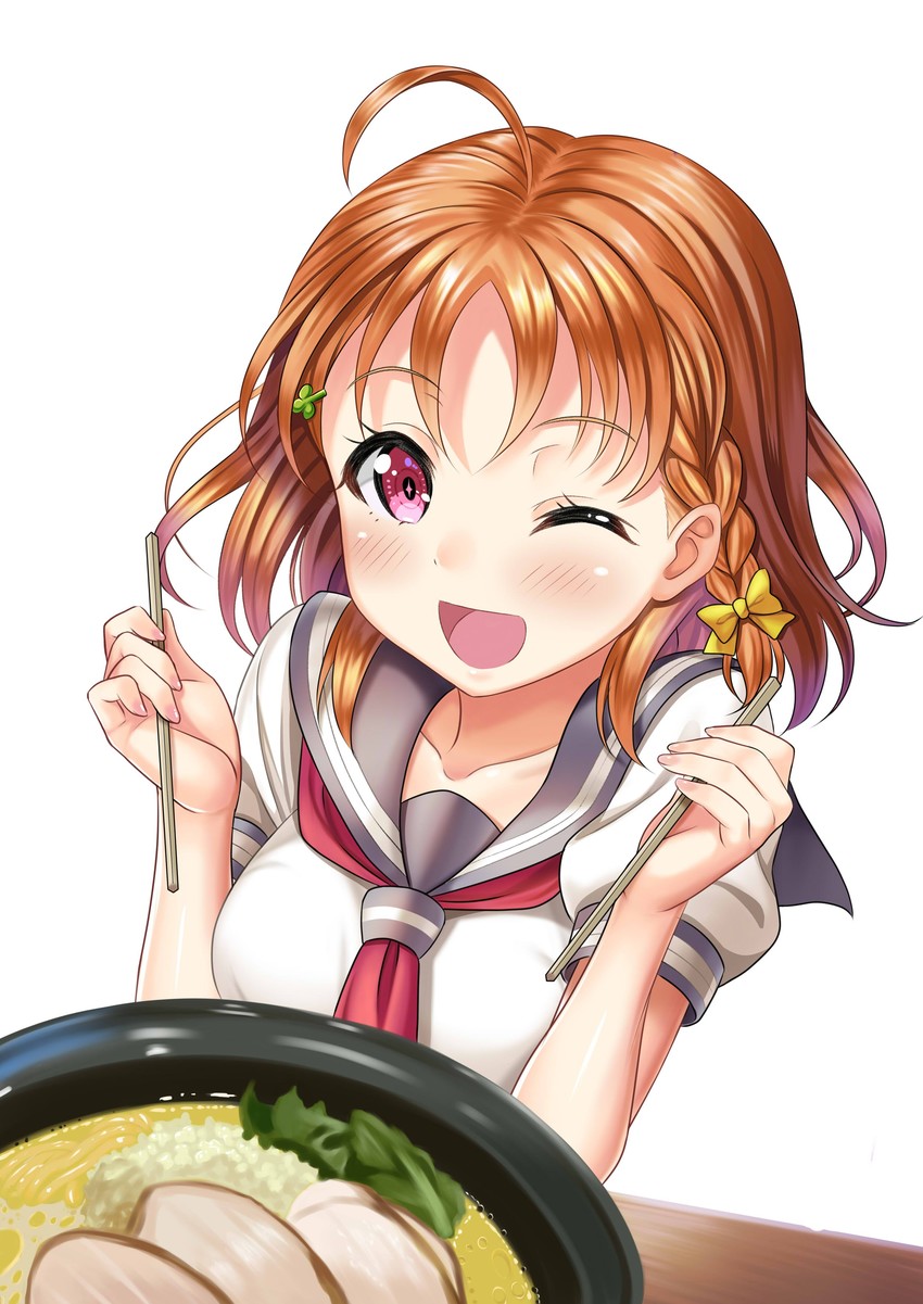 takami chika (love live! and 1 more) drawn by violetshit