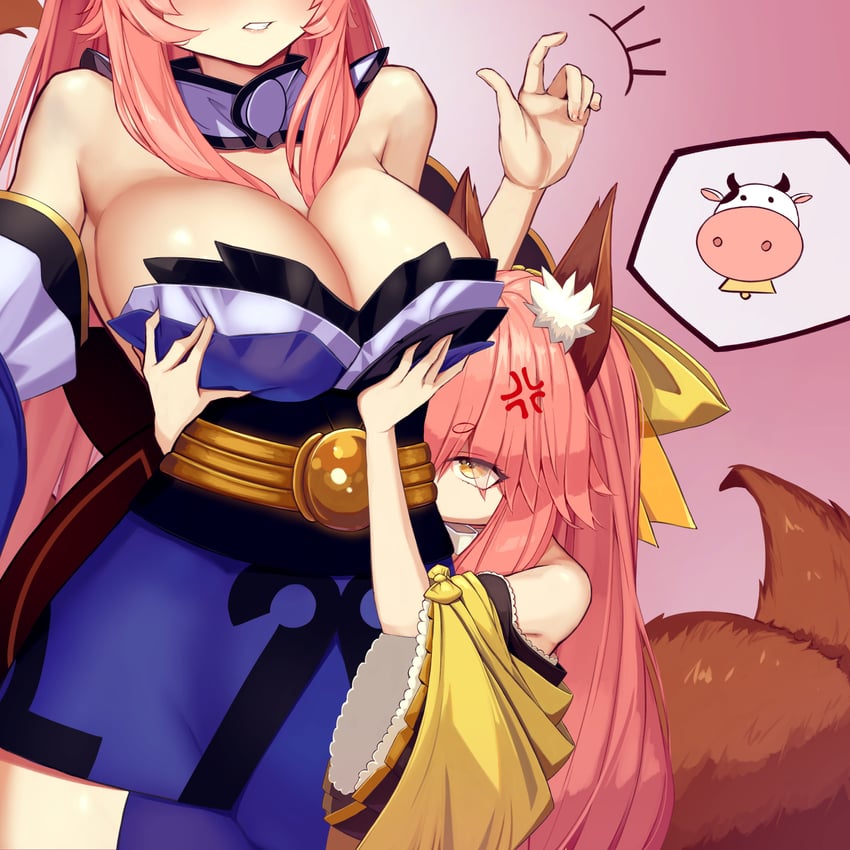tamamo, tamamo no mae, and tamamo aria (fate and 2 more) drawn by kapi-san