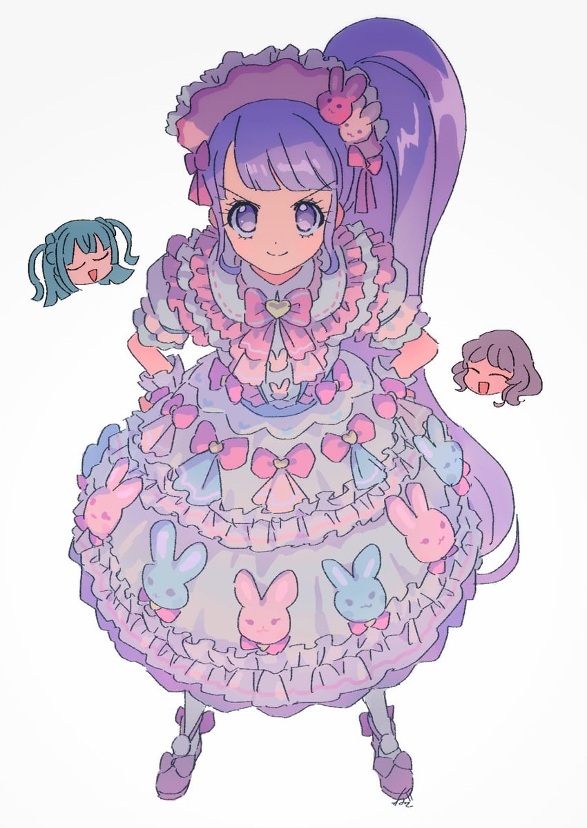 manaka non, tsukikawa chili, and taiyo pepper (pretty series and 1 more) drawn by rituyama1