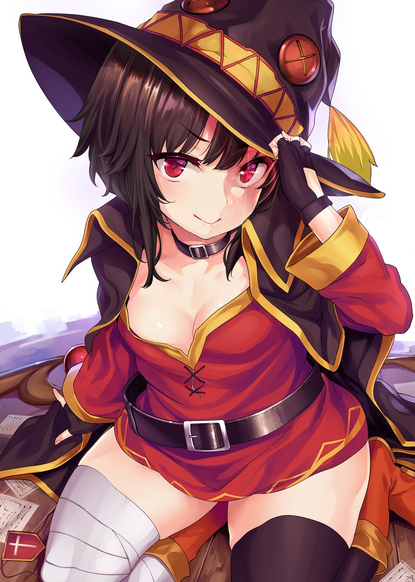 megumin (kono subarashii sekai ni shukufuku wo!) drawn by shiokonbu