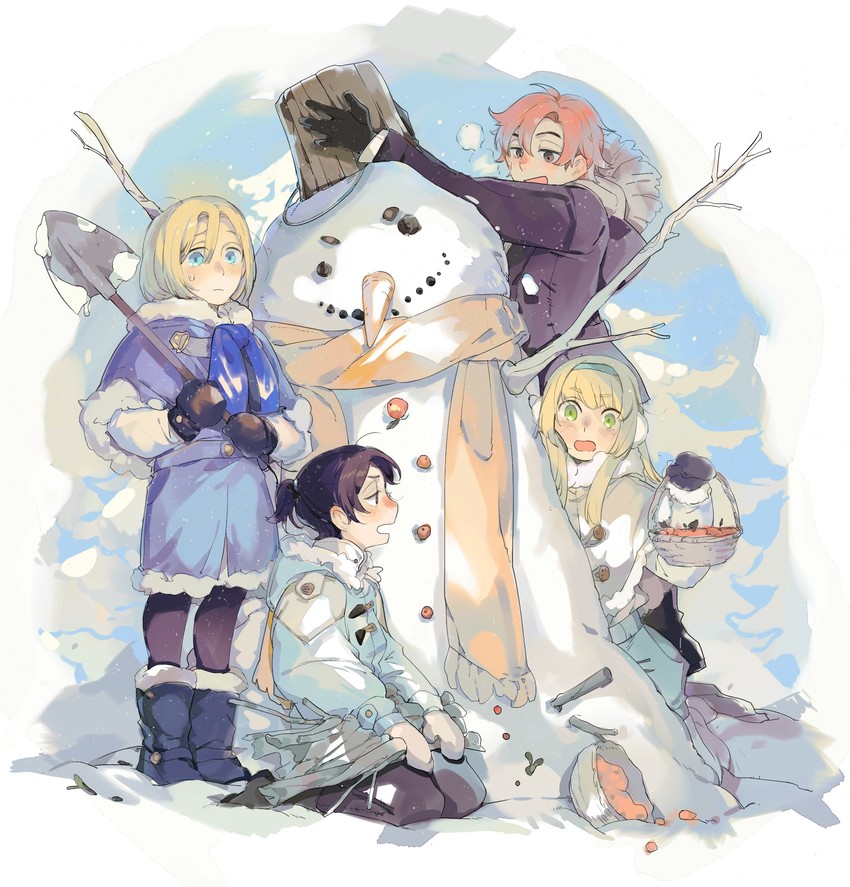 dimitri alexandre blaiddyd, ingrid brandl galatea, sylvain jose gautier, and felix hugo fraldarius (fire emblem and 1 more) drawn by olopheris