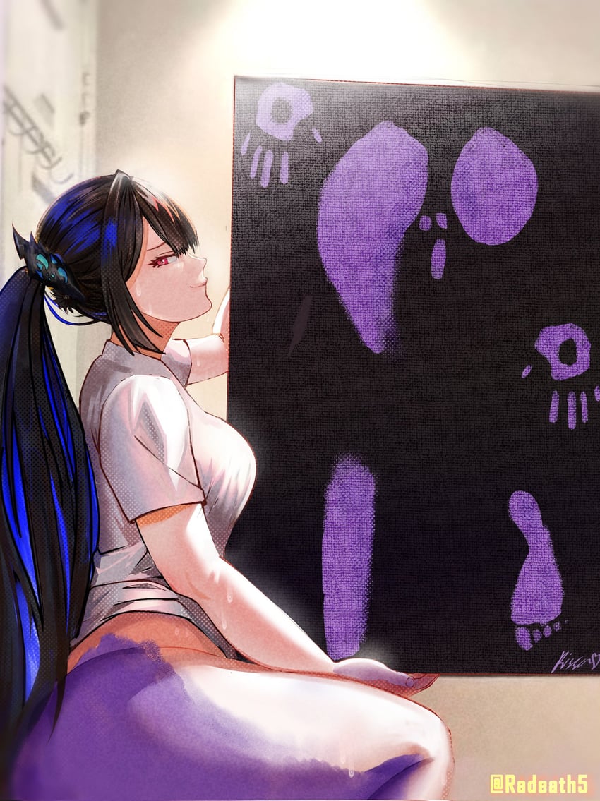 nerissa ravencroft (hololive and 1 more) drawn by radeath5