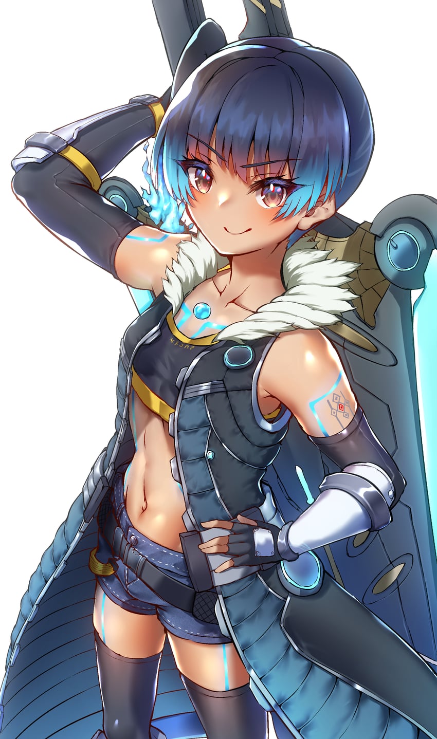 sena (xenoblade chronicles and 1 more) drawn by siebolds_demon