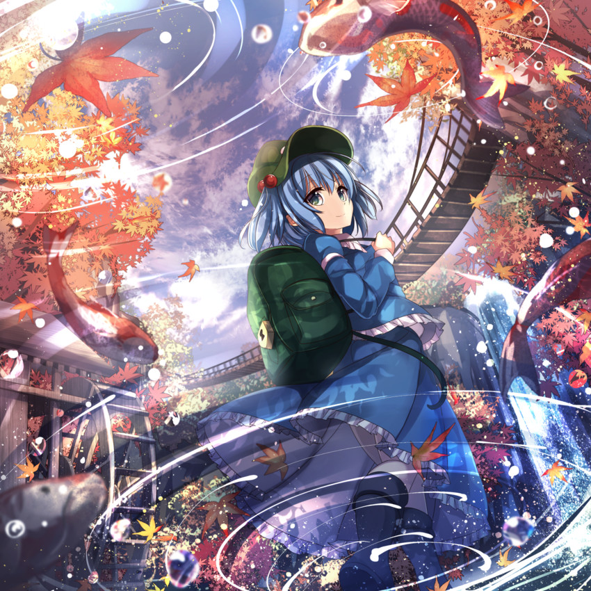 kawashiro nitori (touhou and 1 more) drawn by janne_cherry