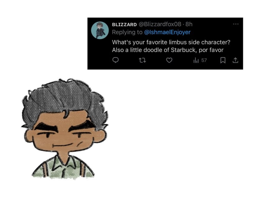 starbuck (project moon and 1 more) drawn by yongsa_(ishmaelenjoyer)