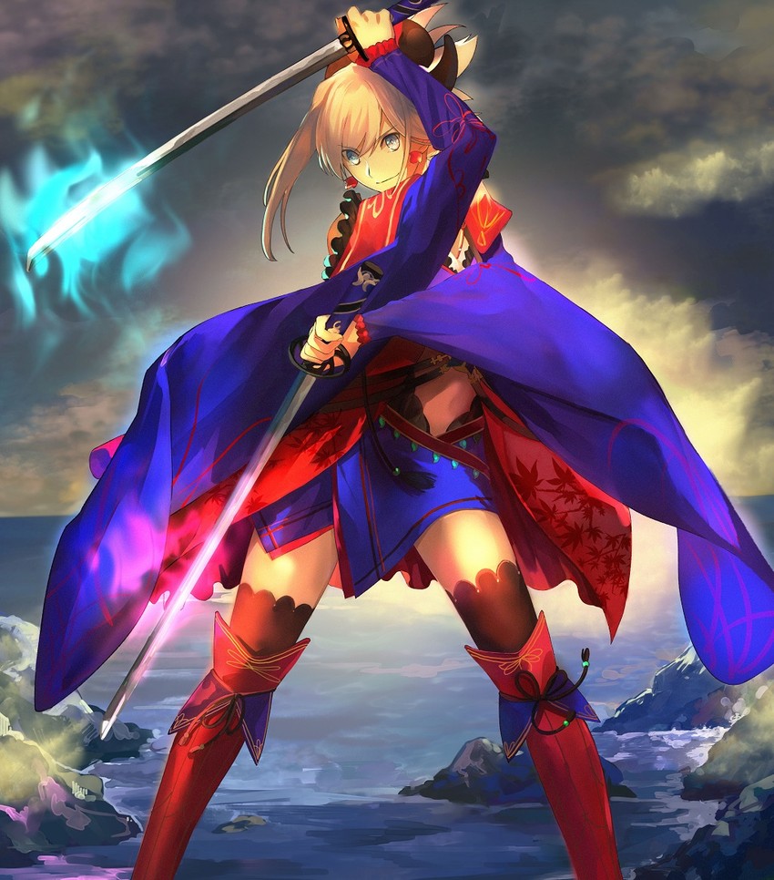 miyamoto musashi (fate and 2 more) drawn by negitanumaaa