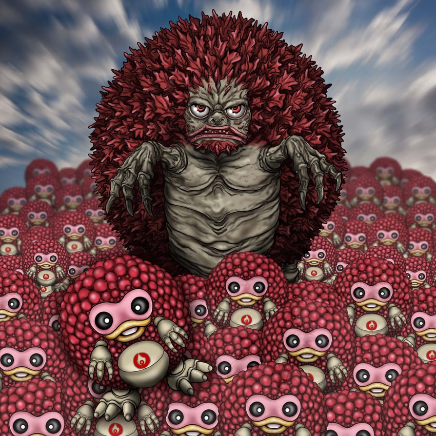 garagon and gara q (ultra series and 1 more) drawn by satoru33