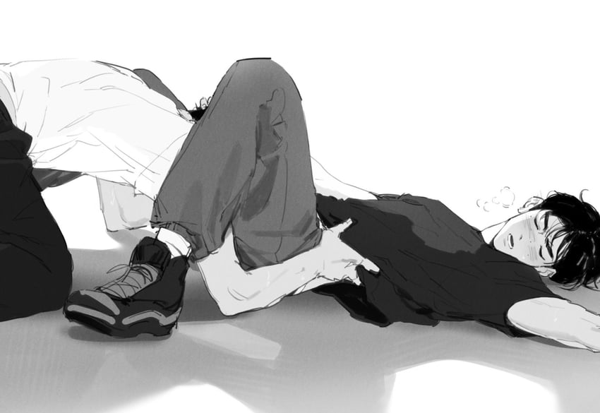 sung han-bin and zhang hao (real life and 1 more) drawn by haotmeal