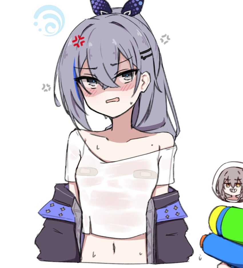 trailblazer, stelle, and silver wolf (honkai and 1 more) drawn by chirun0