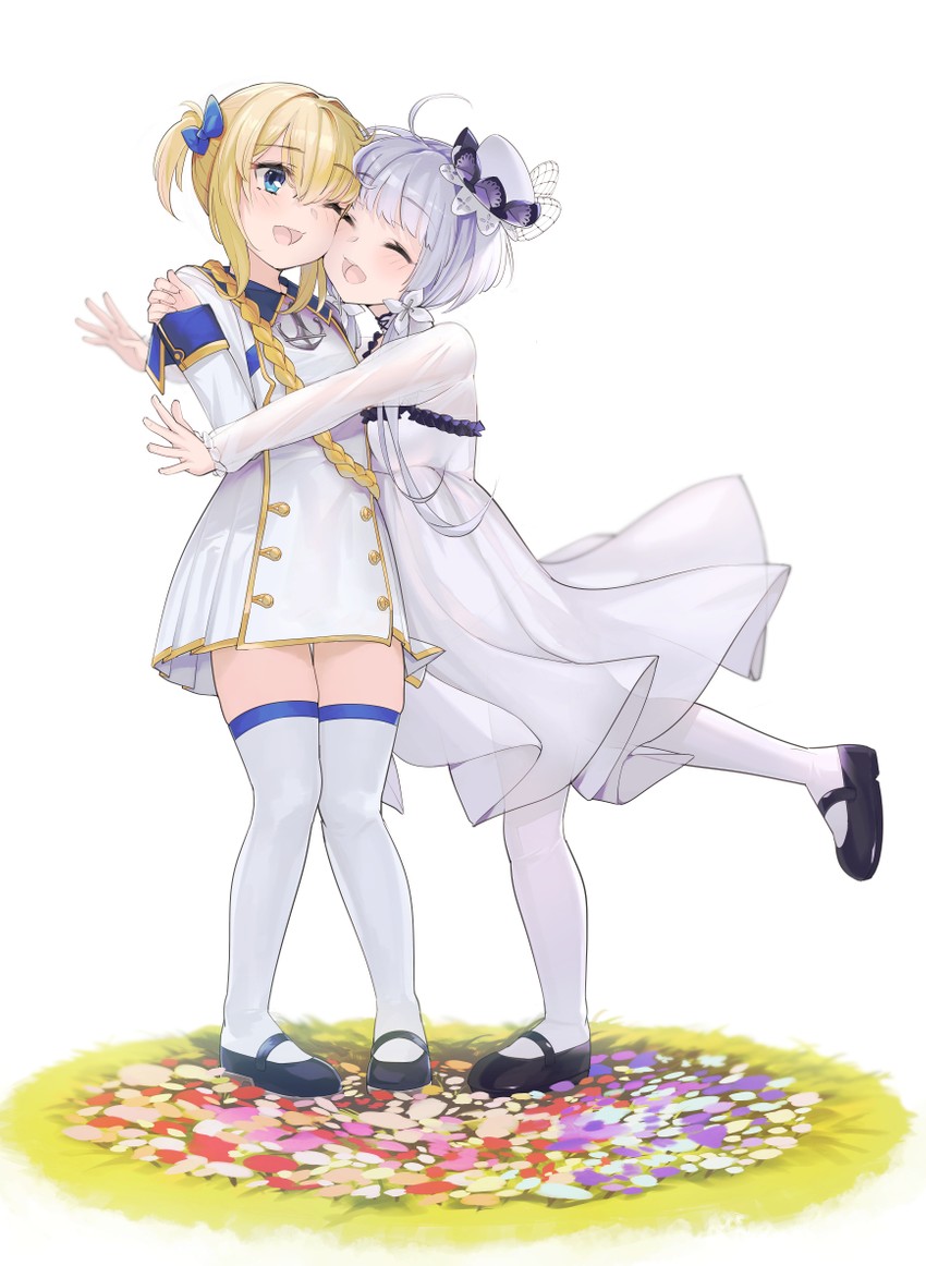 little illustrious and little renown (azur lane) drawn by marble_(marblesized)