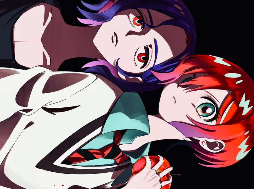 amate yuzuriha and shuji ito (gundam and 1 more) drawn by euph0ria_105