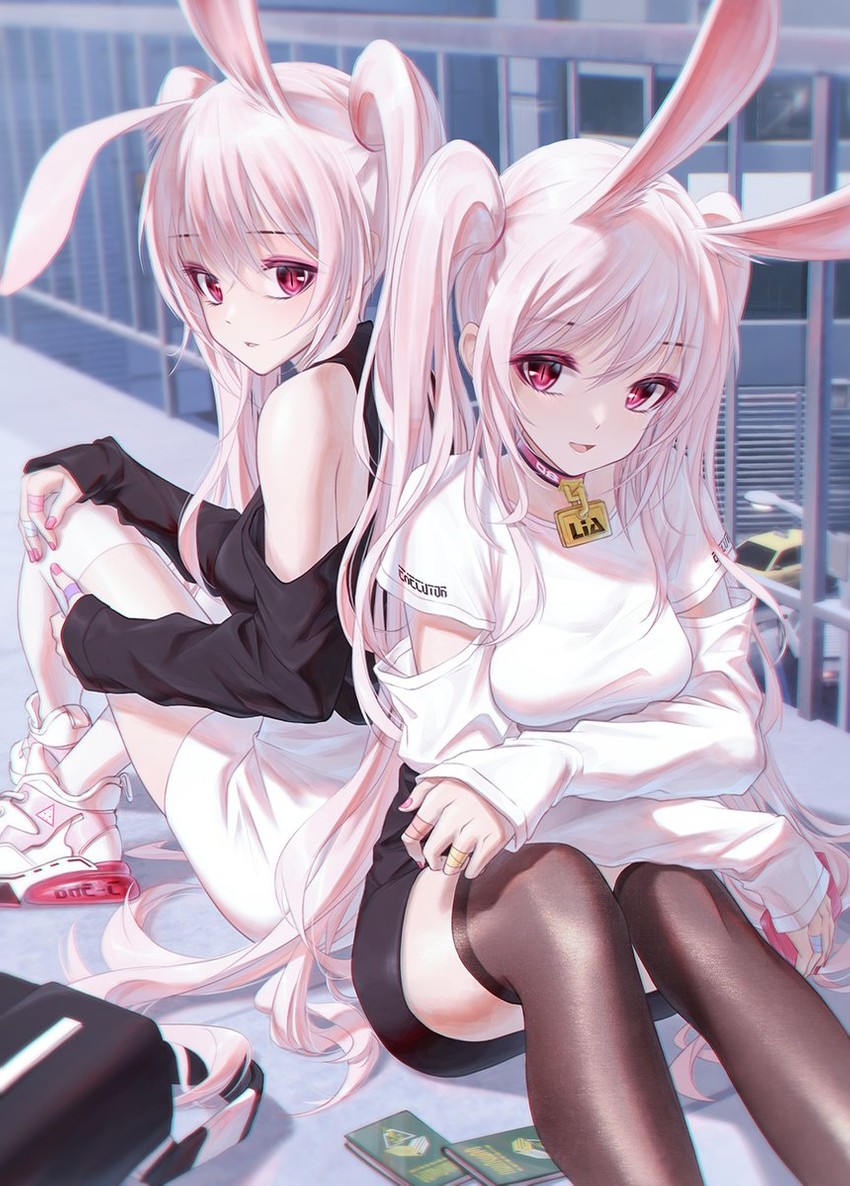 lia and lina (tsumi no hahen) drawn by bae.c