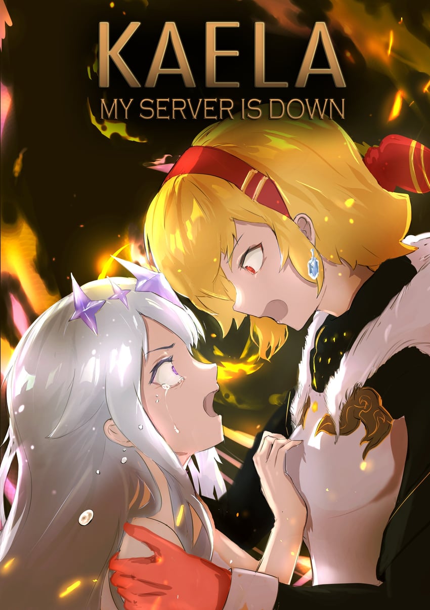 koseki bijou and kaela kovalskia (hololive and 2 more) drawn by katosh