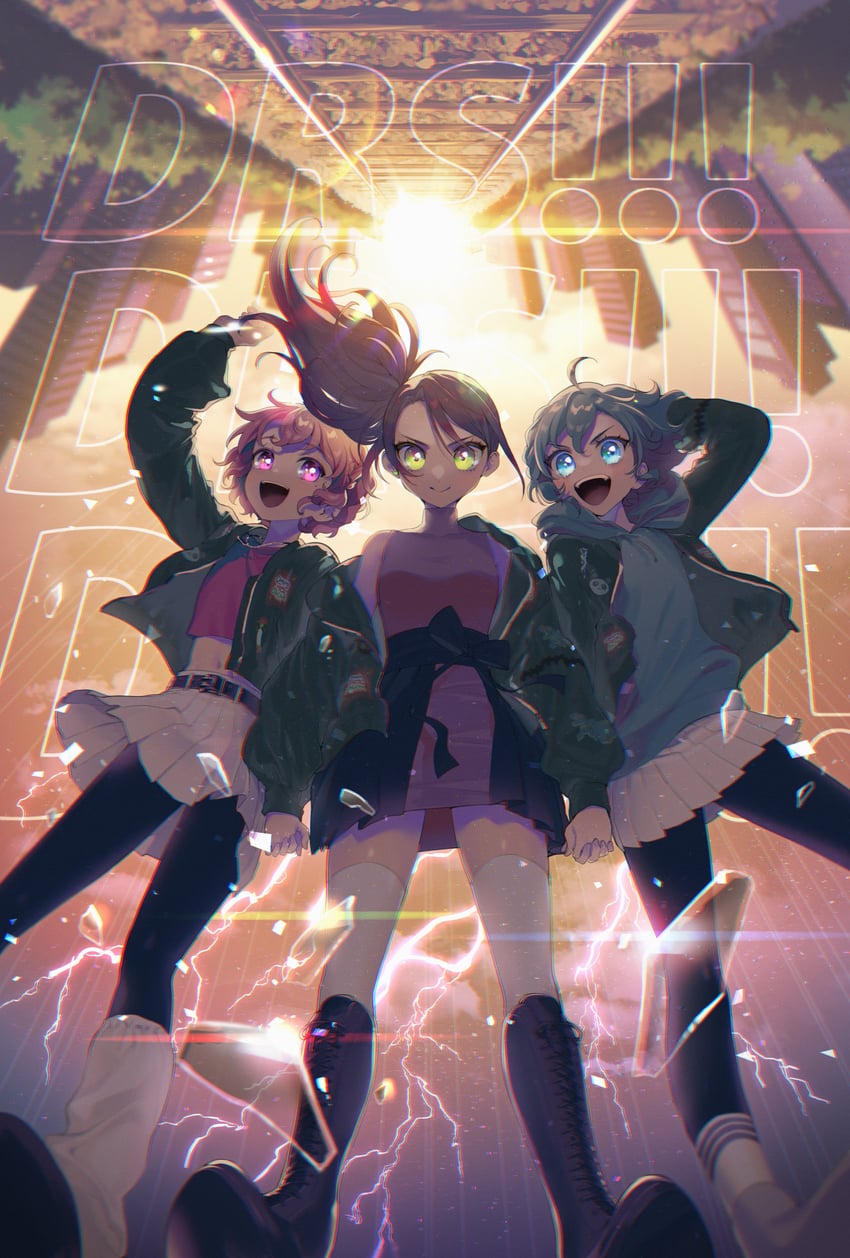 reona west, dorothy west, and toudou shion (pretty series and 1 more) drawn by oshiri_(o4ritarou)
