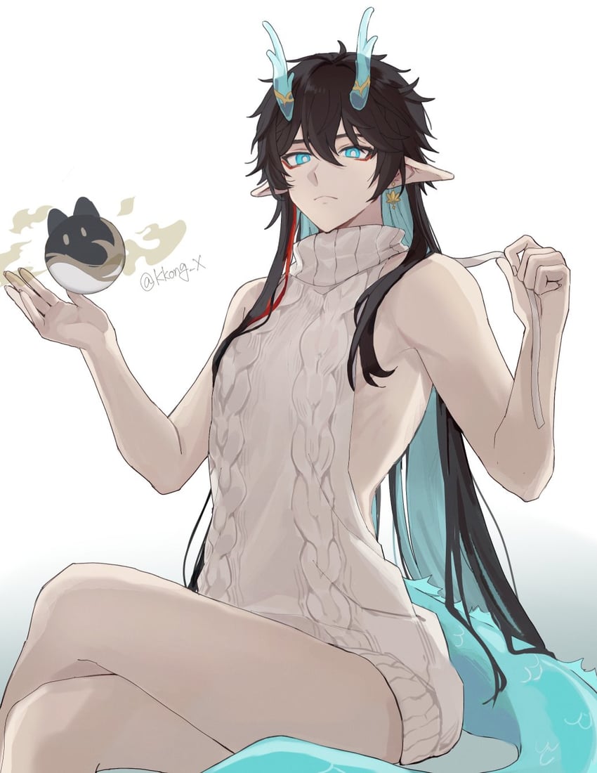 dan heng (honkai and 1 more) drawn by kkong_x