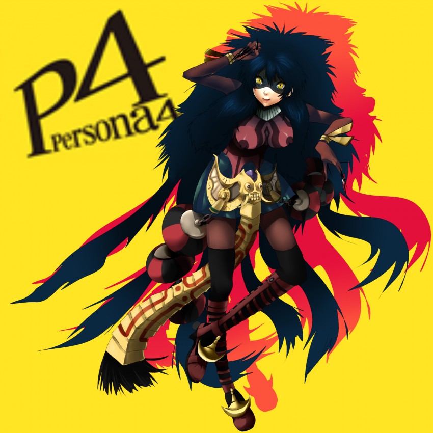 rangda (persona and 1 more) drawn by ma_ko