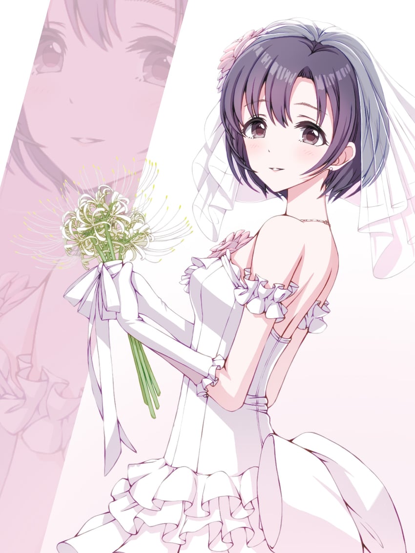 shiragiku hotaru (idolmaster and 2 more) drawn by haua