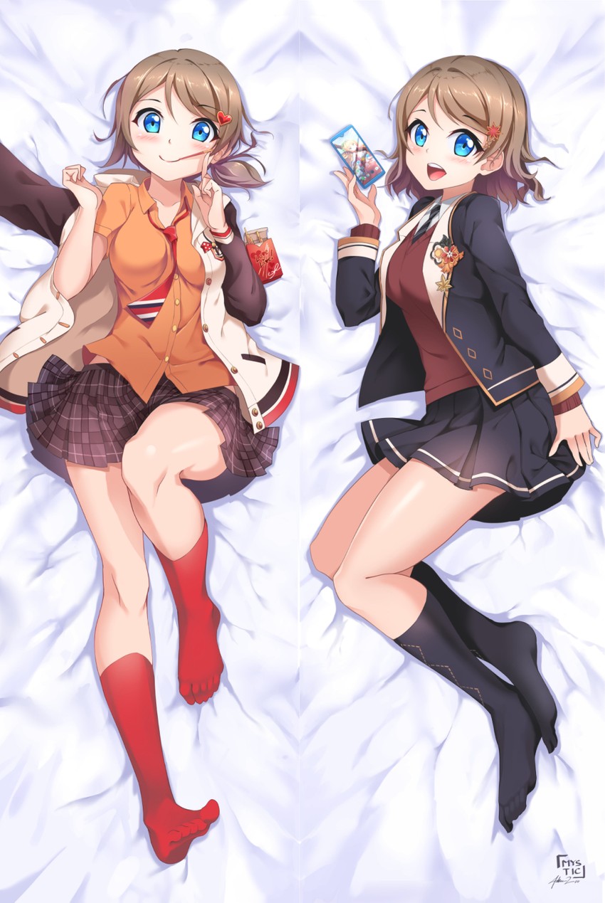 watanabe you (love live! and 1 more) drawn by mystic-san