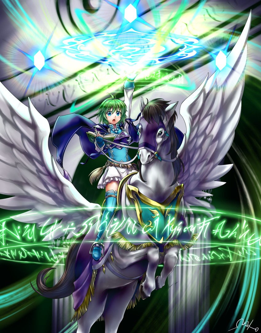 nino (fire emblem and 2 more) drawn by omega_na_hito