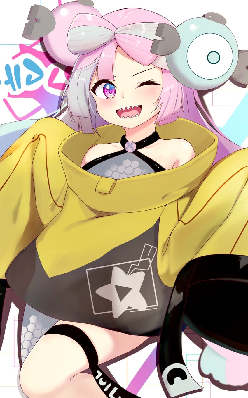 iono (pokemon and 1 more) drawn by higashine_youmu