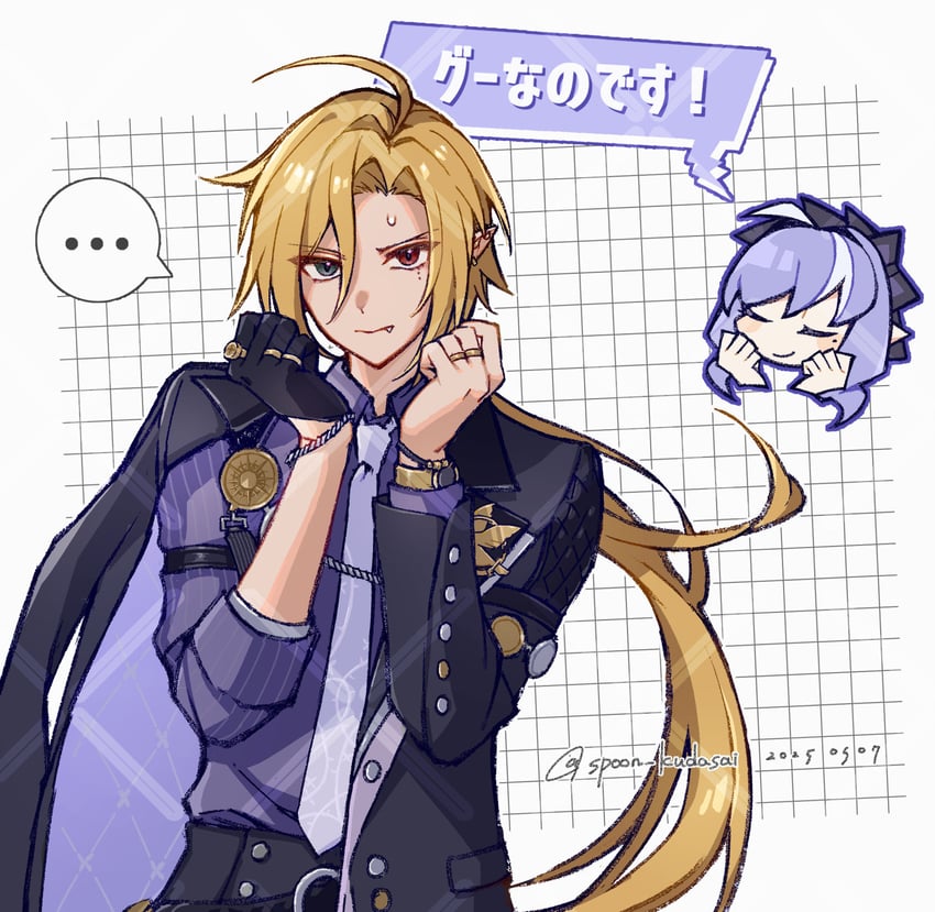 vivian banshee and hugo vlad (zenless zone zero) drawn by washidake