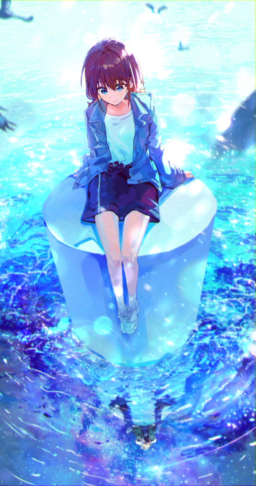 iseri nina and kawaragi momoka (girls band cry) drawn by ydpfa