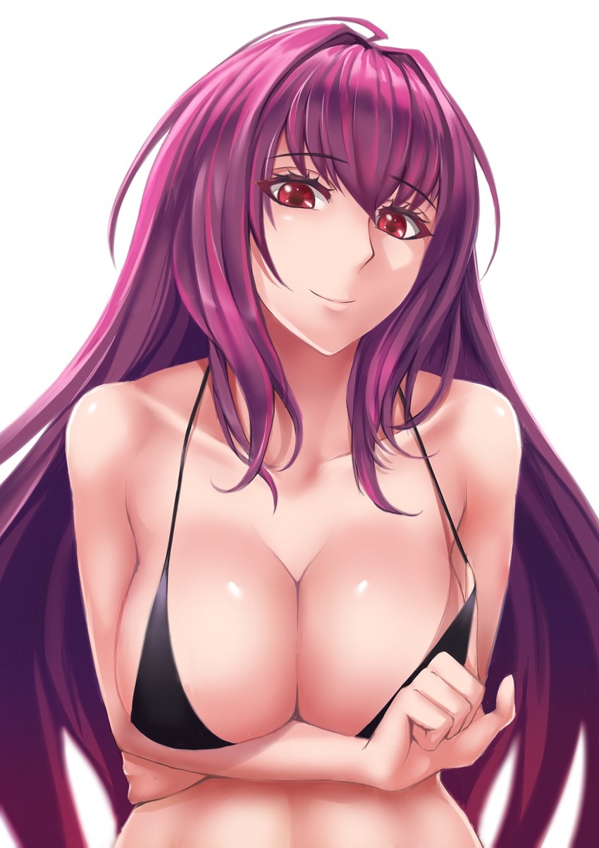 scathach (fate and 1 more) drawn by sakuya_(liao_kj)