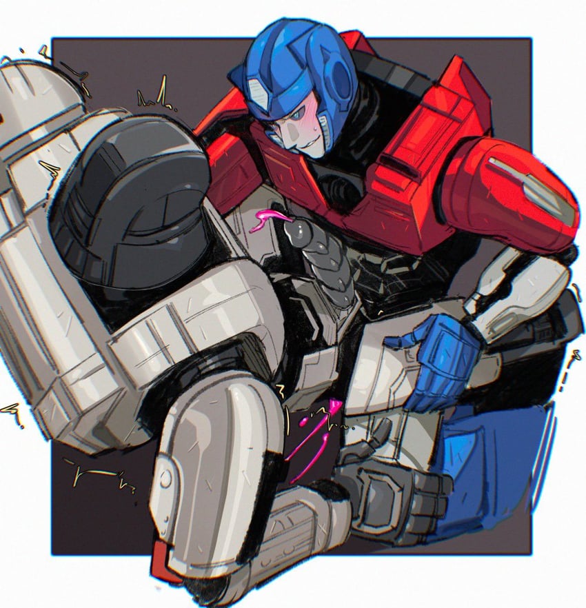 optimus prime, megatron, and d-16 (transformers and 1 more) drawn by kukumomo