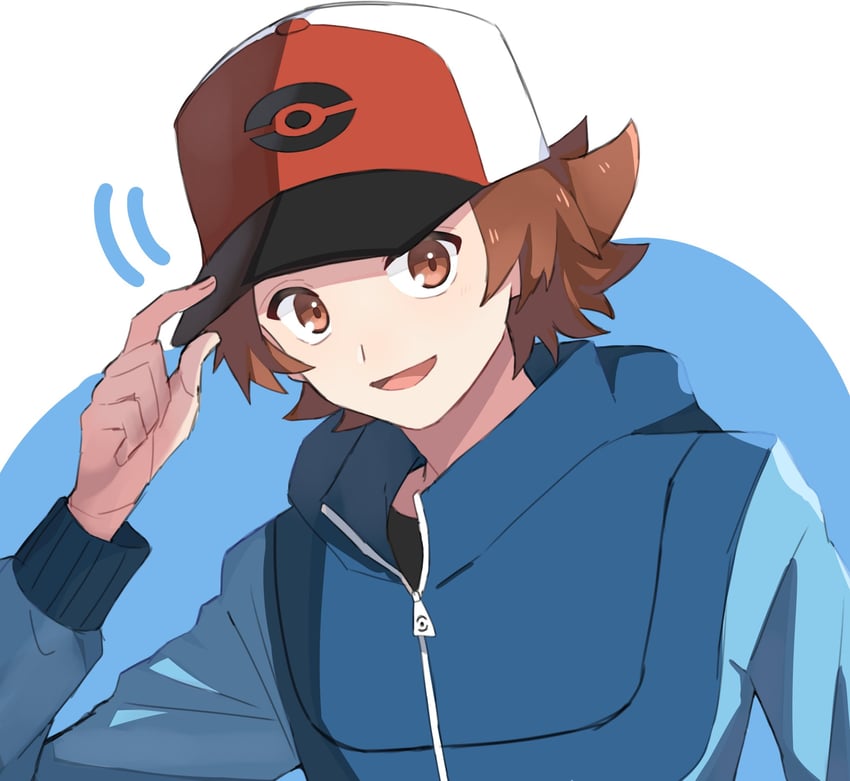 hilbert (pokemon and 1 more) drawn by ziji_(mp_kokichi)