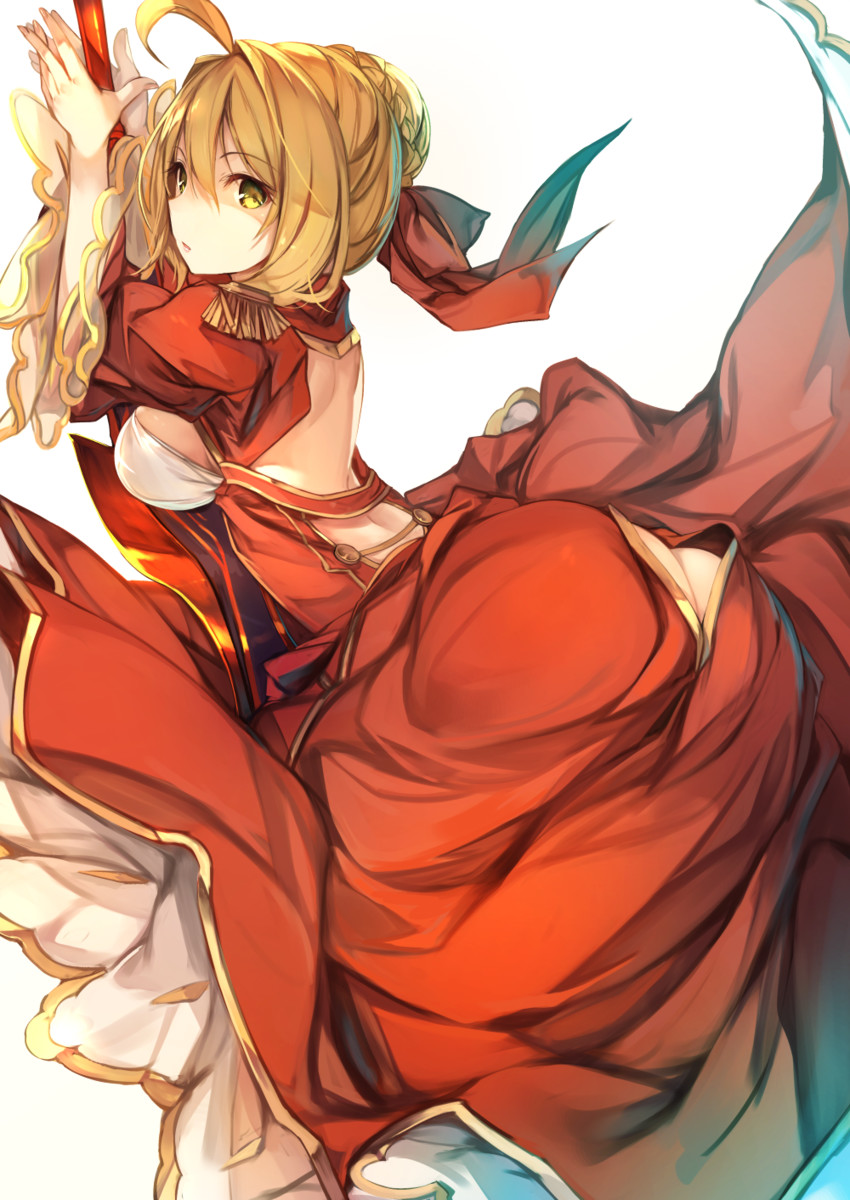 nero claudius and nero claudius (fate and 1 more) drawn by