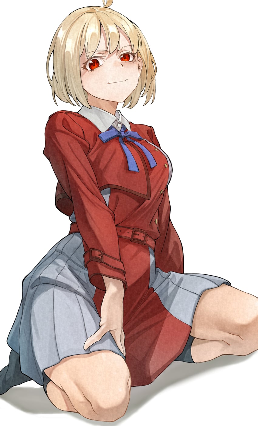 nishikigi chisato (lycoris recoil) drawn by takayuki_azuma