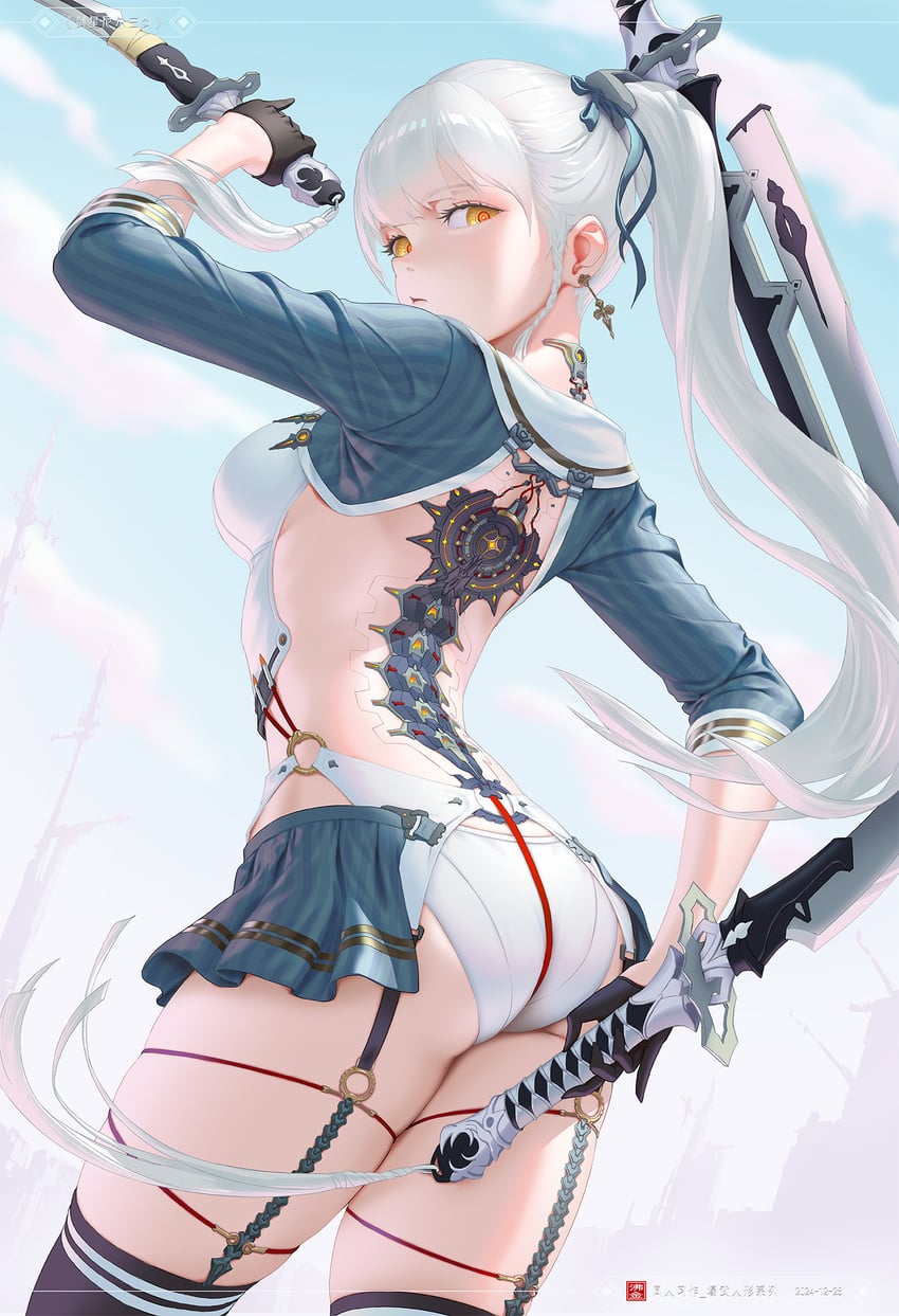 eve (original and 1 more) drawn by skeletoner_blackshining