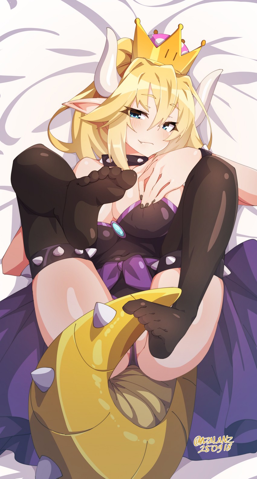 bowsette (mario and 1 more) drawn by tilt-shift_(azalanz)