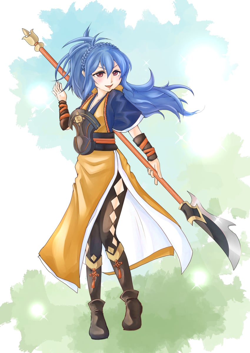 oboro (fire emblem and 1 more) drawn by hokecho