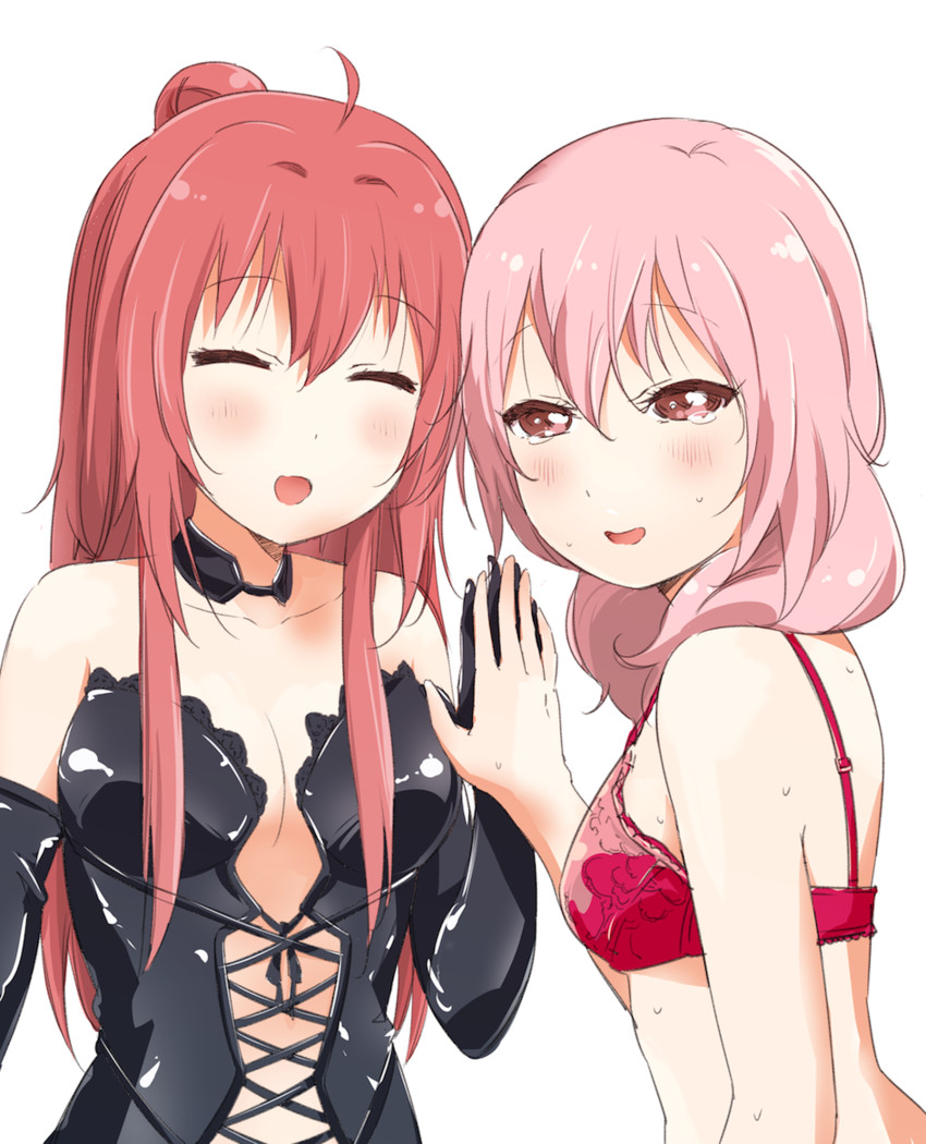 akaza akane and yoshikawa tomoko (yuruyuri) drawn by kamiki_uutarou