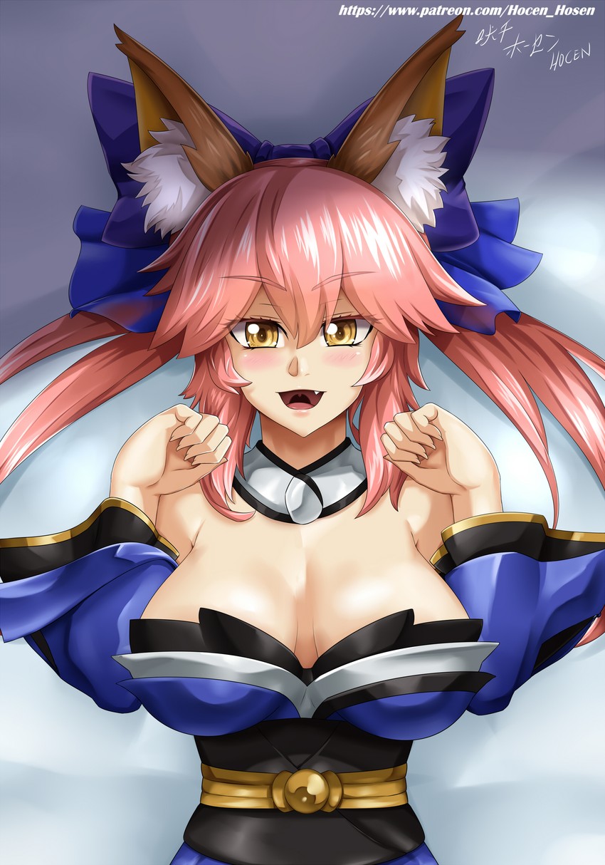 tamamo and tamamo no mae (fate and 3 more) drawn by vilde_loh_hocen