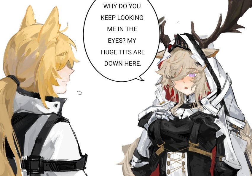 nearl, viviana, and nearl the radiant knight (arknights) drawn by kotcate
