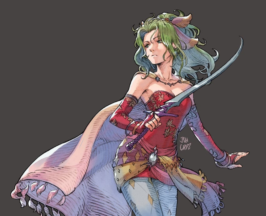 terra branford (final fantasy and 1 more) drawn by josh_corpuz
