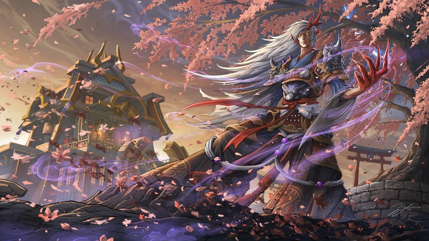 ibaraki douji (onmyoji) drawn by art_of_li