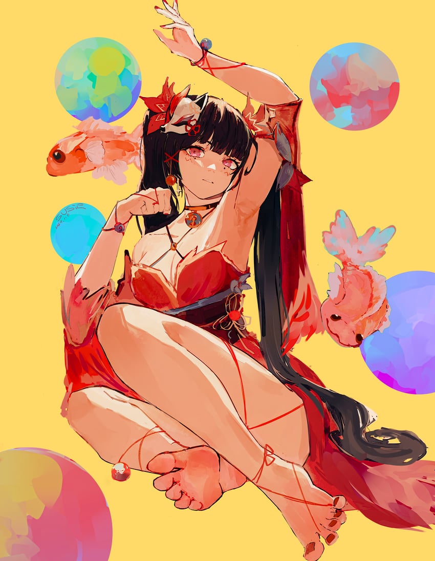 sparkle (honkai and 1 more) drawn by susie_(mjzu5828)
