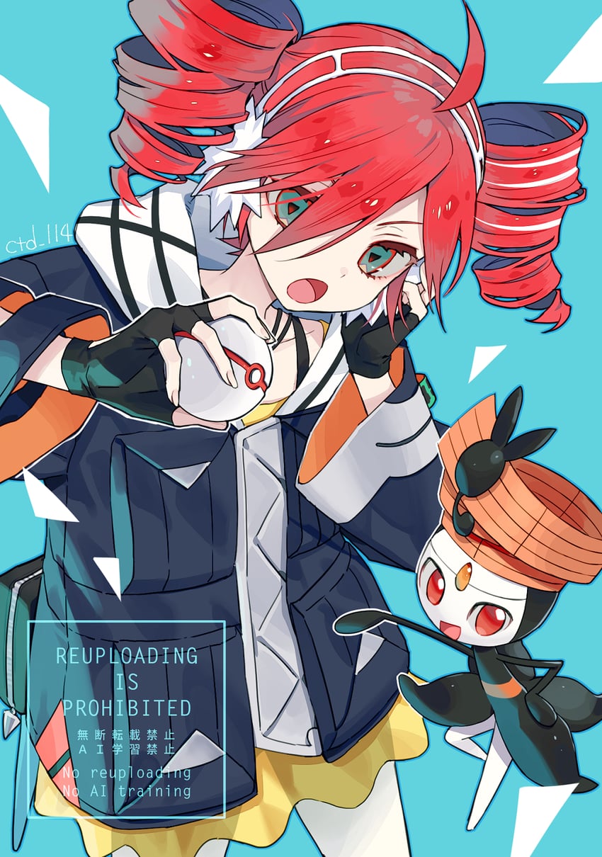 kasane teto, meloetta, and rival teto (pokemon and 3 more) drawn by ctd_114