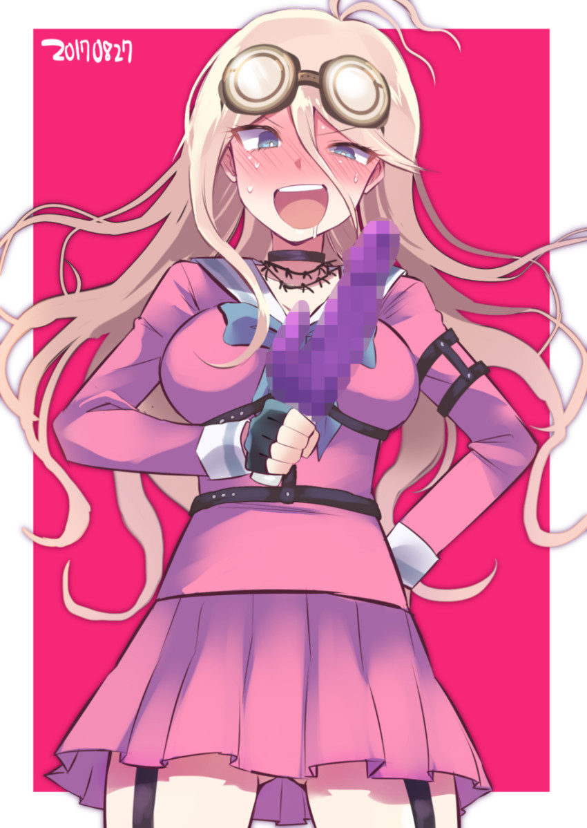 iruma miu (danganronpa and 1 more) drawn by yuuma_(yuma1111)