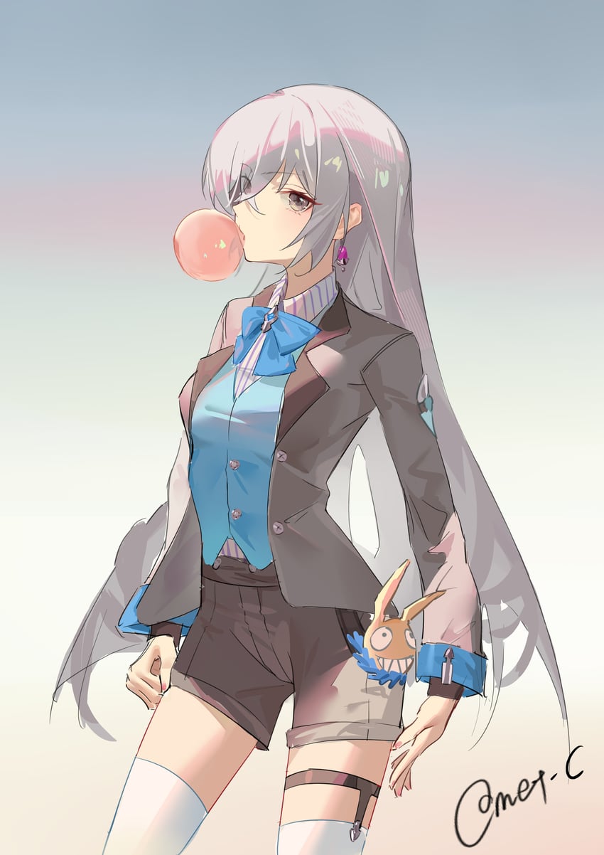 bronya zaychik and homu (honkai and 1 more) drawn by comet-c