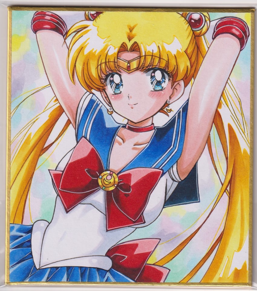 tsukino usagi and sailor moon (bishoujo senshi sailor moon) drawn by user_kztc4472